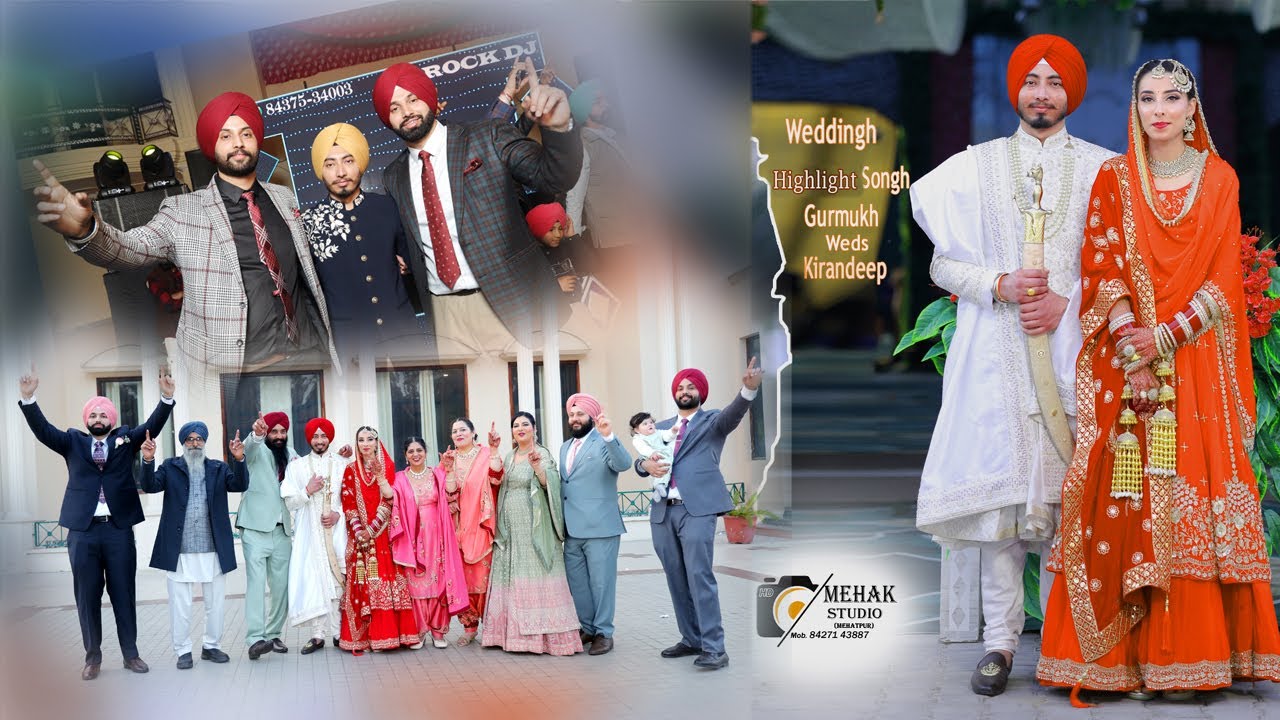 Gurmukh & Kirandeep || Best Punjabi Wedding Highlight  2025 (MEHAK STUDIO MEHATPUR) 84271-43887