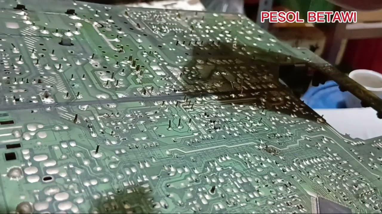 Cara perbaiki  TV Sharp Picollo  21 in Flat  Tegangan B+ Over .Indikator  lampu kedip kedip.