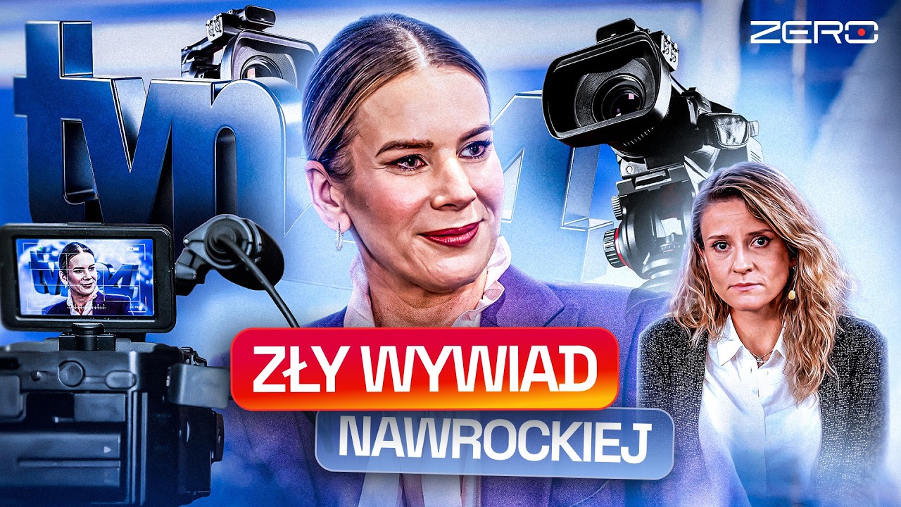 NAWROCKA W TVN24 - NIEPRZYGOTOWANA I ZESTRESOWANA