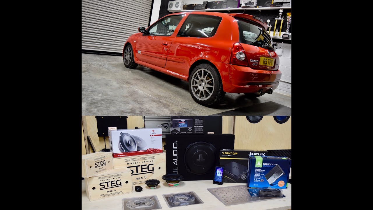 Знакомство с SQ Pocket Rocket — Renault Clio Trophy — Steg, Focal, JL Audio, Helix, Fiio