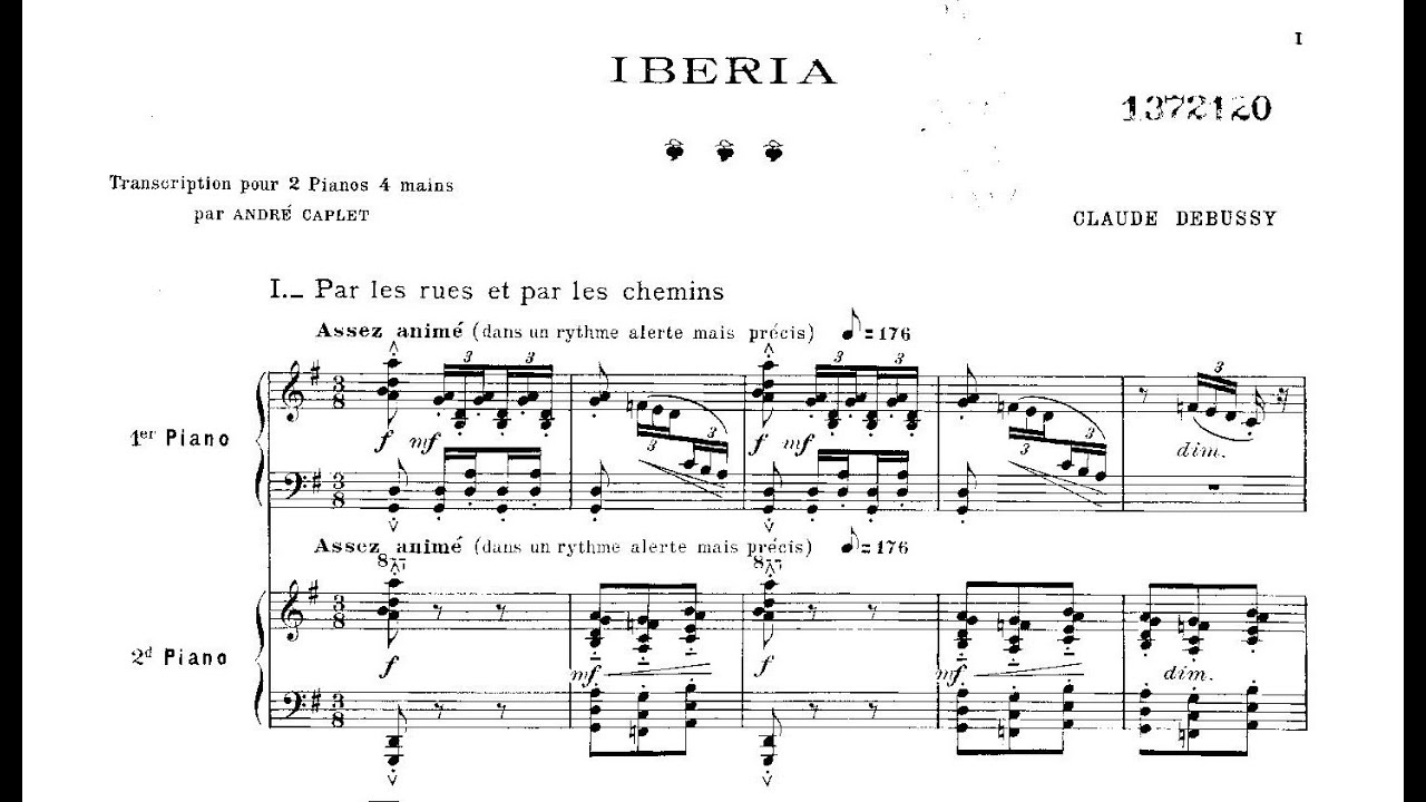 Claude Debussy: Ibéria, Images pour orchestre II (1912)