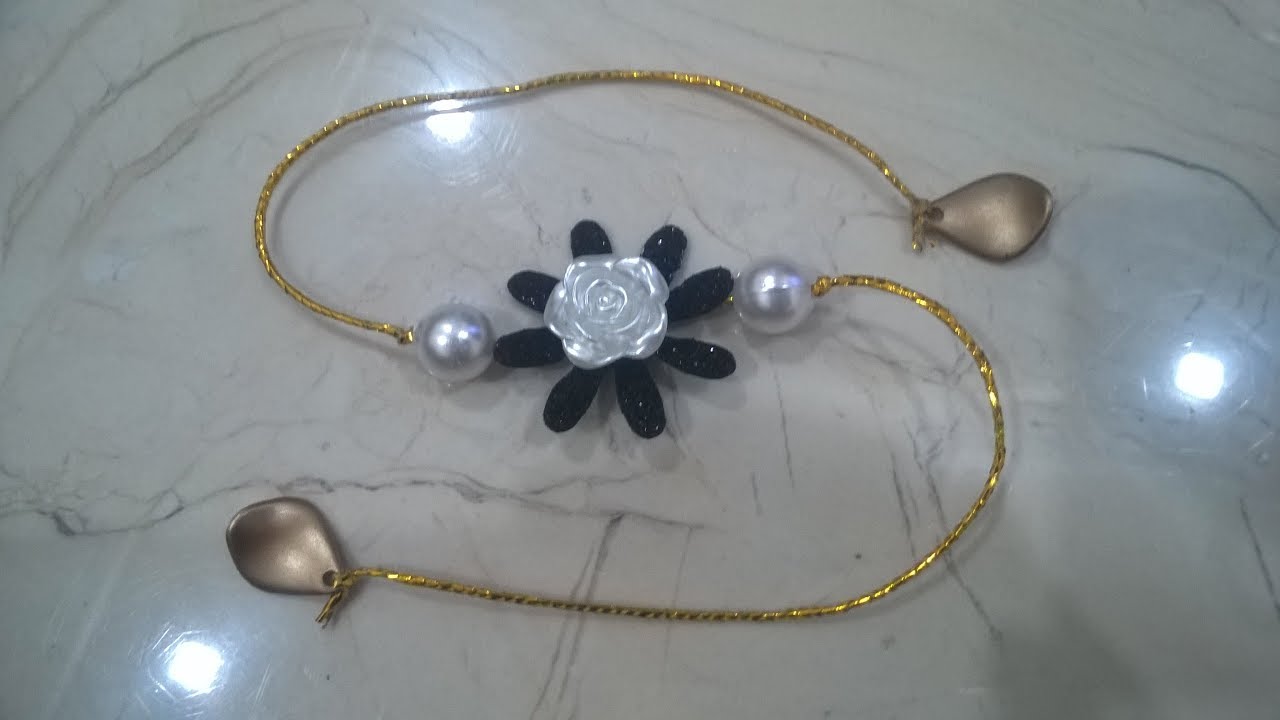 Easy Rakhi Design | Easy Rakhi Making At Home By Poonam Hedau.