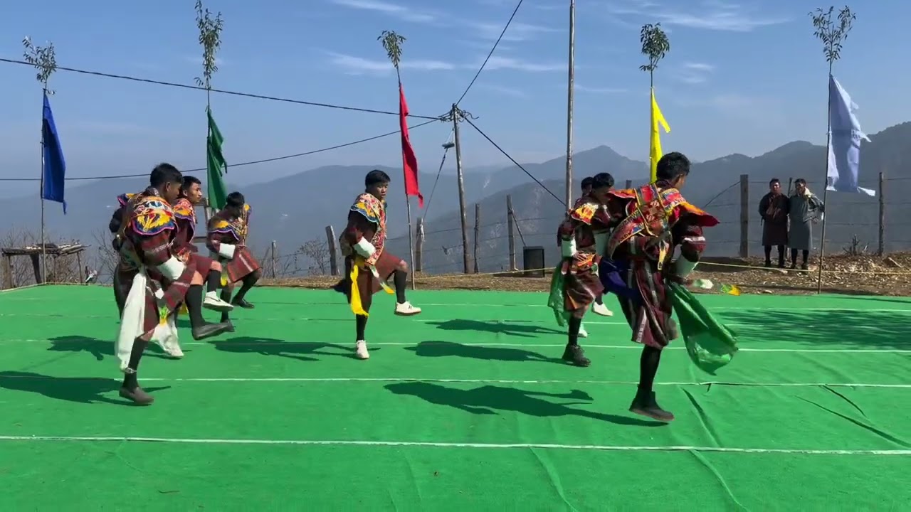 A dance by Khengzorean during khengzor Tsechu 2026