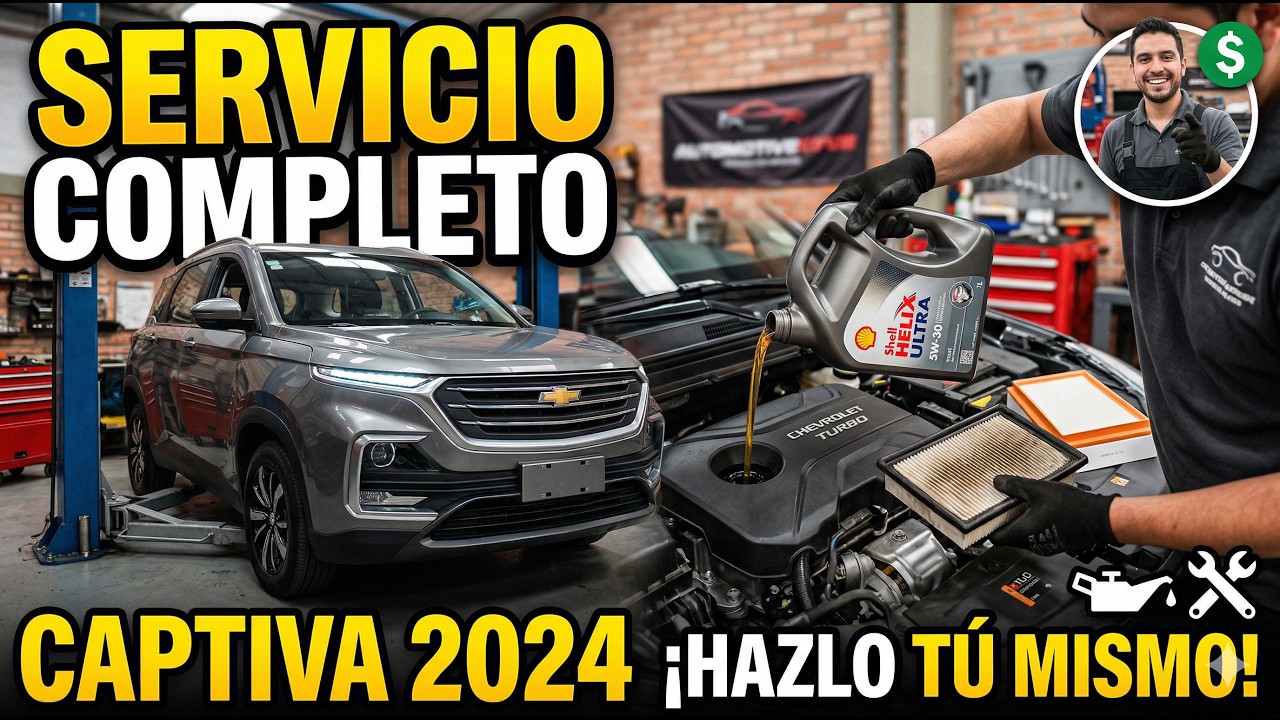 El SECRETO del Mantenimiento de la Chevrolet Captiva 2024 | ¡Aceite y Filtros Impecables!