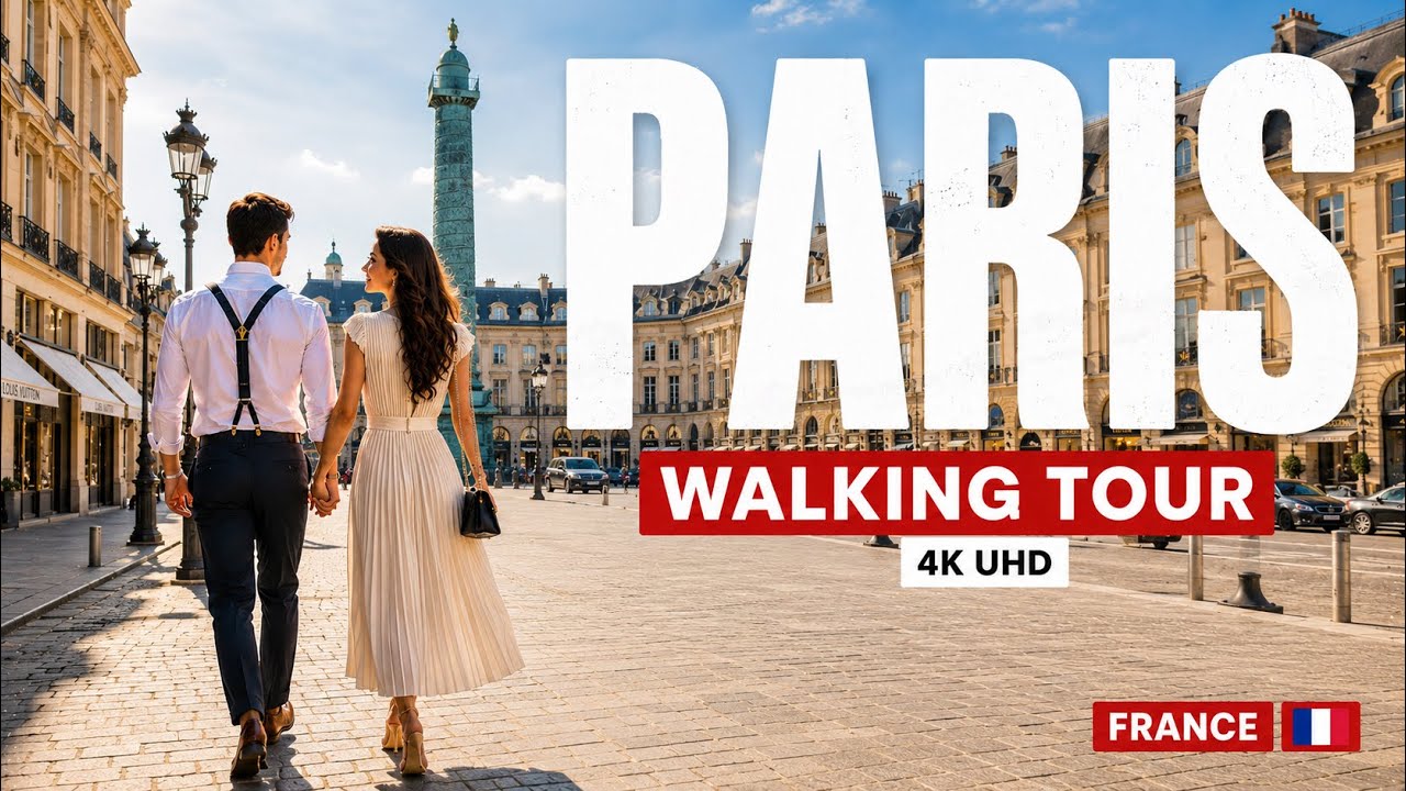 Walking in Paris 🇫🇷 | French City Ambience in 4K