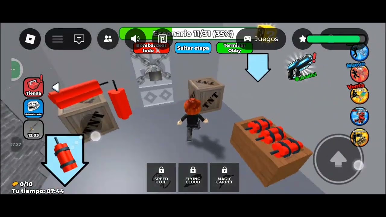Jugando un obby de robar creo 😅