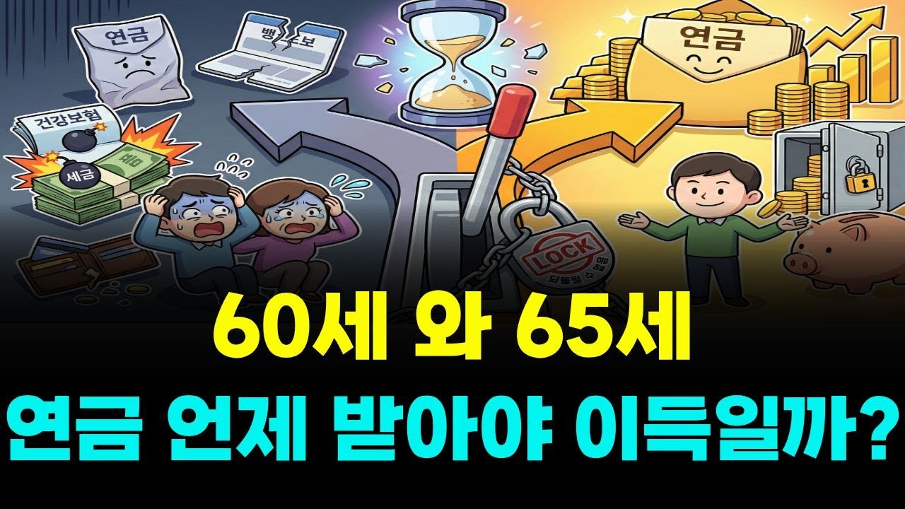 국민연금 일찍 받는 게 이득일까? '손익분기점 77세'의 비밀 완벽 분석