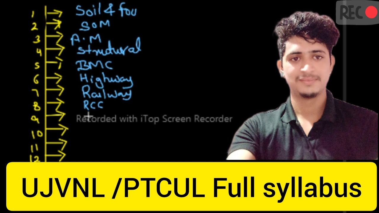 UJVNL Je civil syllabus 2022| Ujvnl/PTCUL Full syllabus