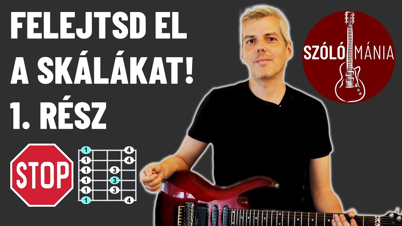 Felejtsd el a skálákat! 1. rész - Gitárszóló egy húron | Szólómánia S01E01
