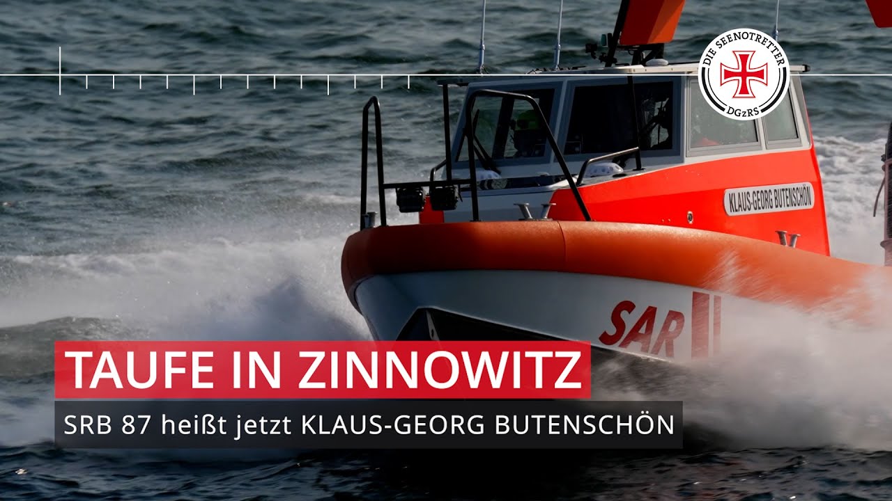 Taufe in Zinnowitz – SRB 87 heißt jetzt KLAUS-GEORG BUTENSCHÖN