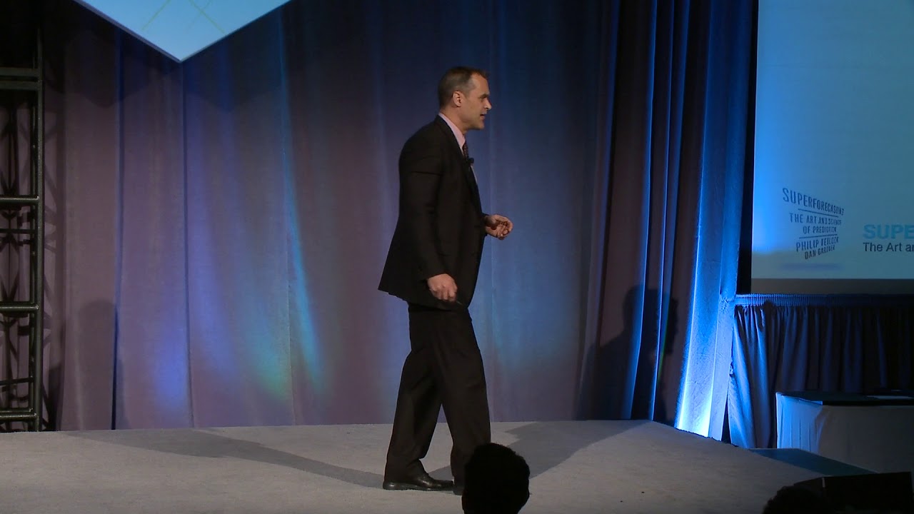 Dan Gardner speaking at the 2016 Prime Quadrant Conference