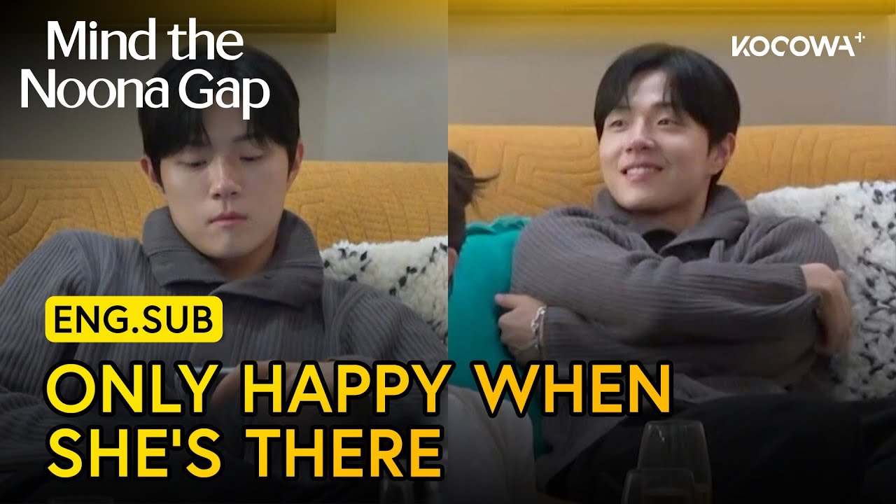 His Mood Brightens Up When His Crush Is Back From Her Date | Mind The Noona Gap EP3 | KOCOWA+