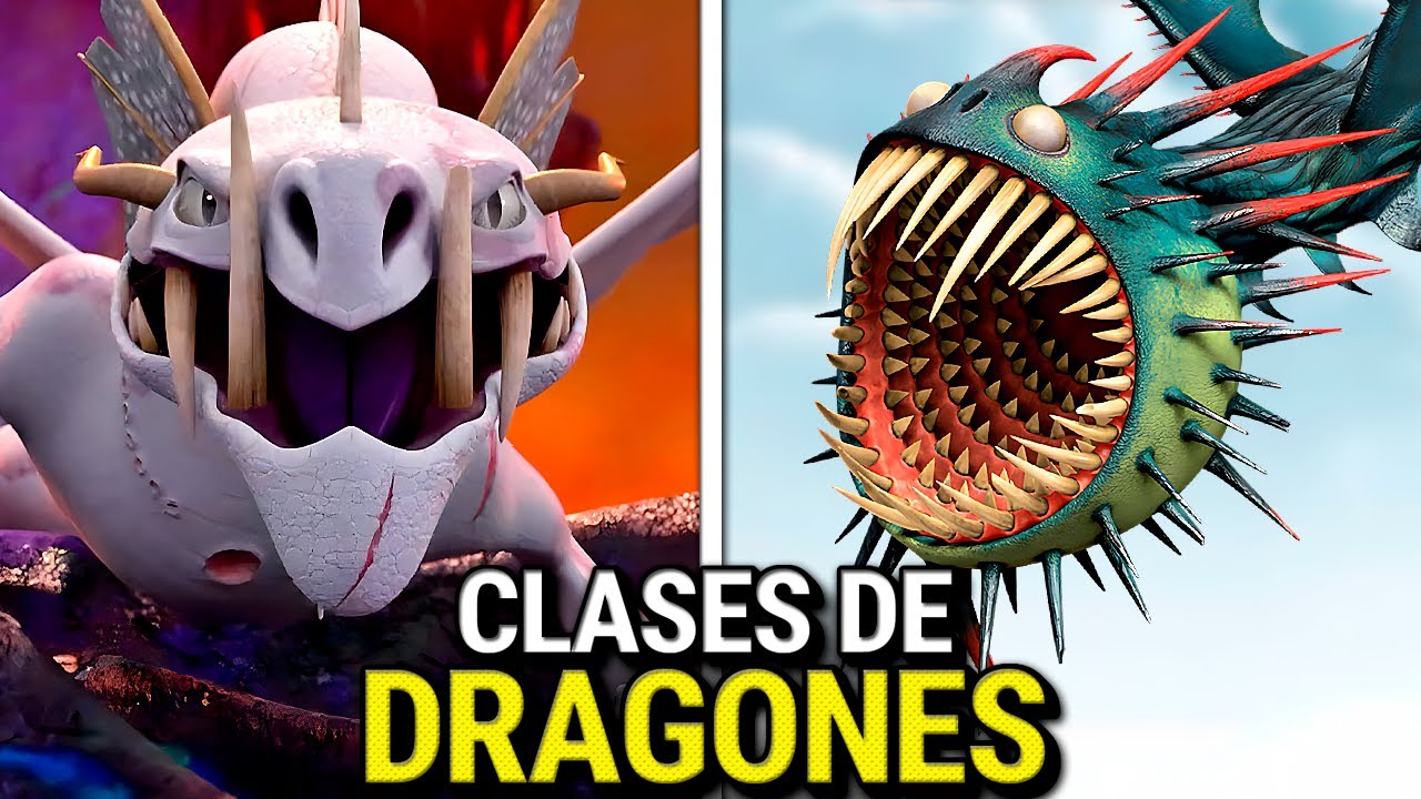 Todas Las Clases de DRAGONES en Cómo Entrenar a tu Dragón