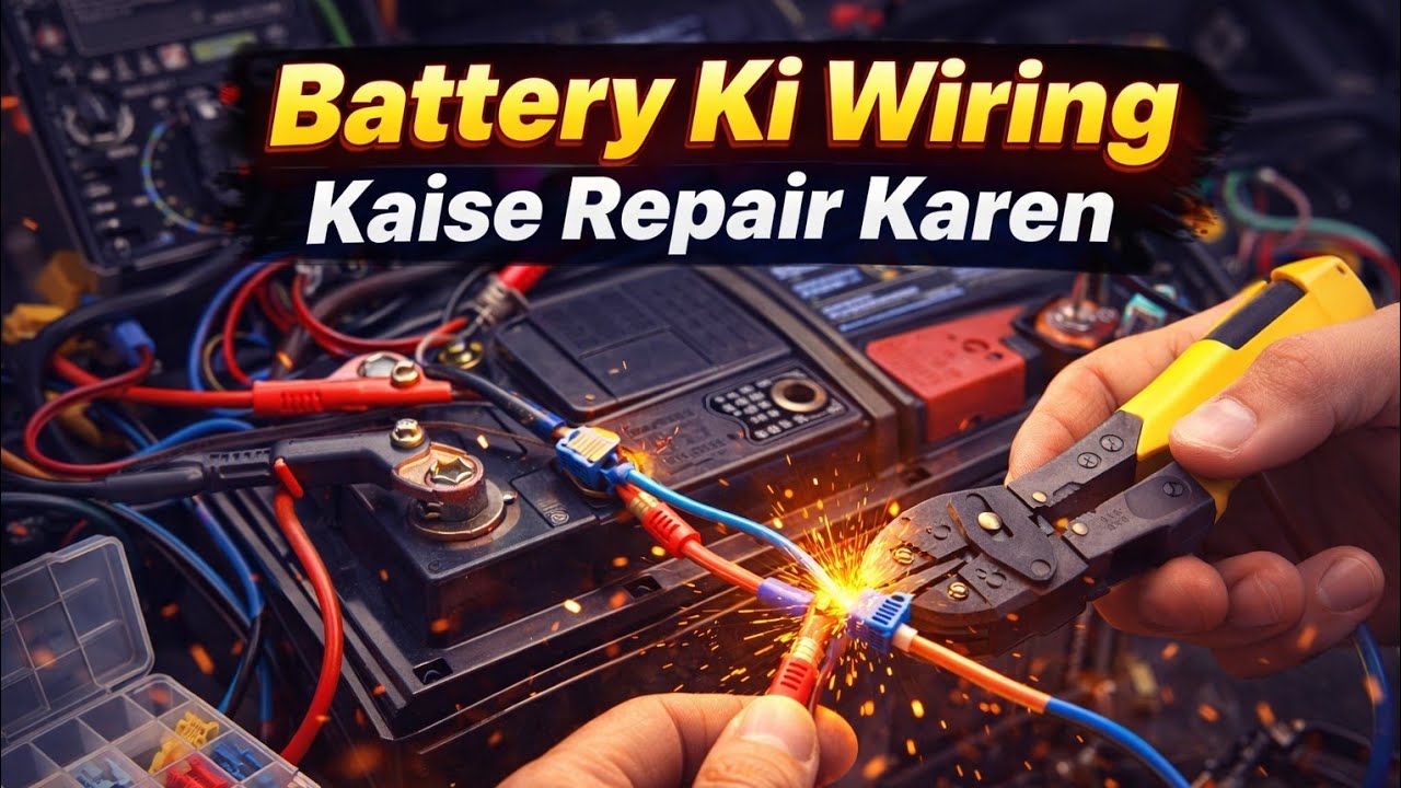 Battery Control Wiring Repair 🔧 | Ghar Par Kaise Theek Kare