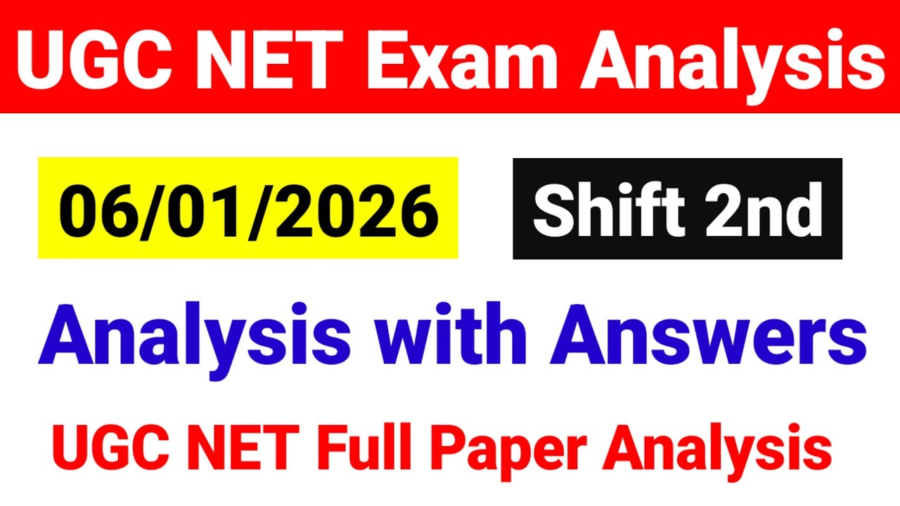 UGC NET 6 Jan 2nd Shift Exam Analysis 2026 | 6 January Shift 2 UGC NET Exam analysis| UGC NET MENTOR