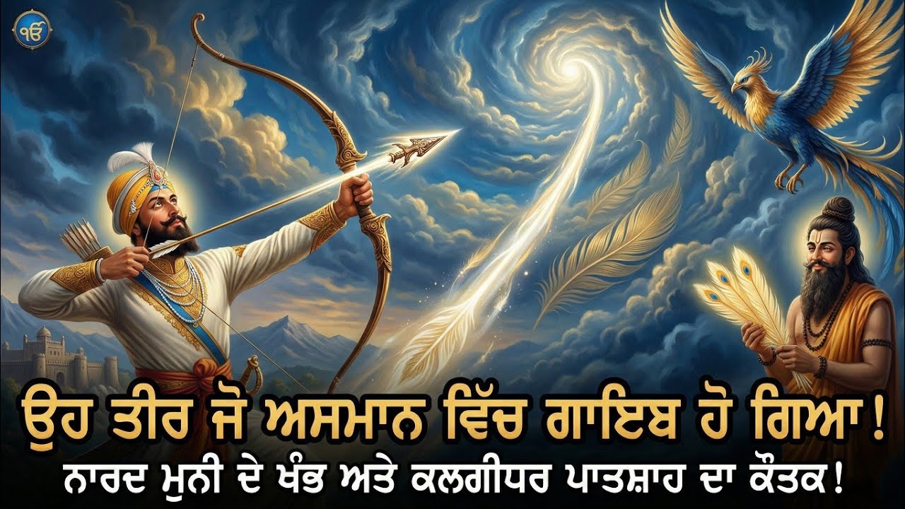  ਗੁਰੂ ਜੀ ਦੇ ਤੀਰ ਅਸਮਾਨ ਵਿੱਚ ਗਾਇਬ ਹੋਏ || ਨਾਰਦਮੁਨੀ ਨੇ ਲਿਆਂਦੇ ਅਨਲ ਪੰਛੀ ਦੇ ਖੰਭ || Guru Gobind Singh Ji
