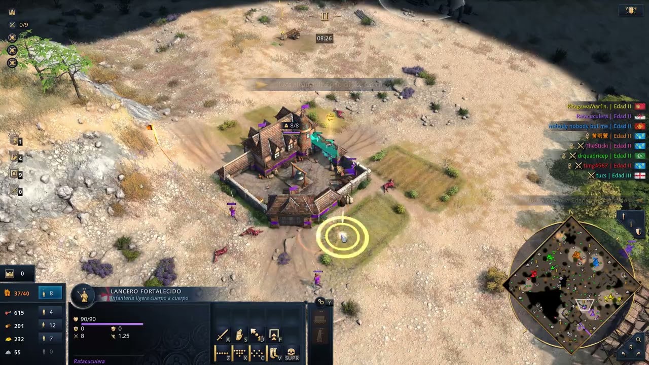 4vs4 Ranked | No hice nada | Age of Empires IV | Knight Templar