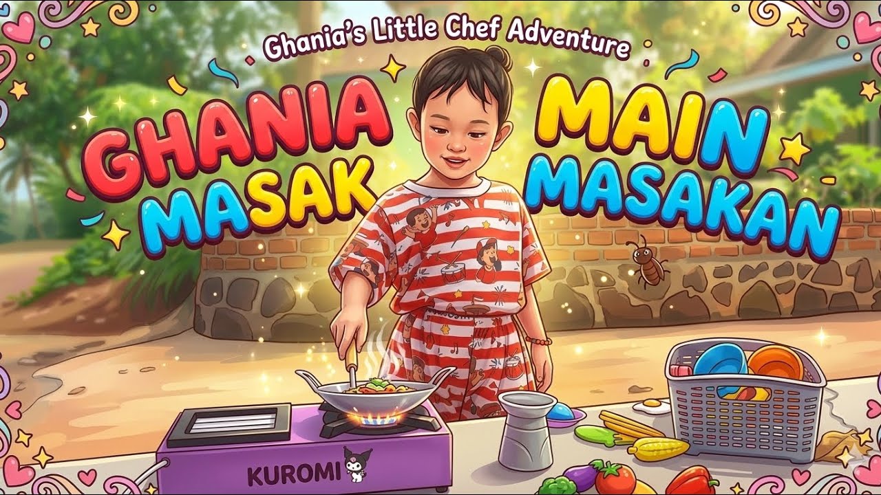 SERU BANGET! Ghania Jadi Koki Cilik Main Masak-Masakan 👩‍🍳✨