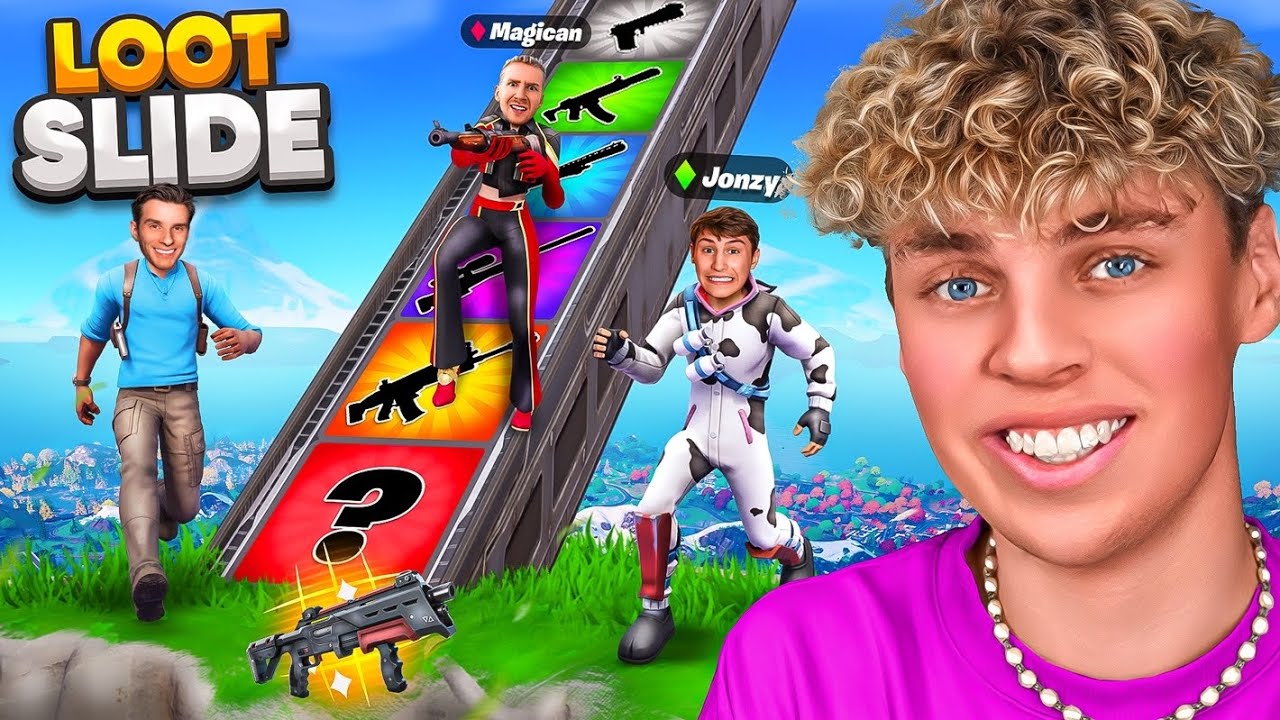 5 YOUTUBER = SLIDE FÜR LOOT! 🌈