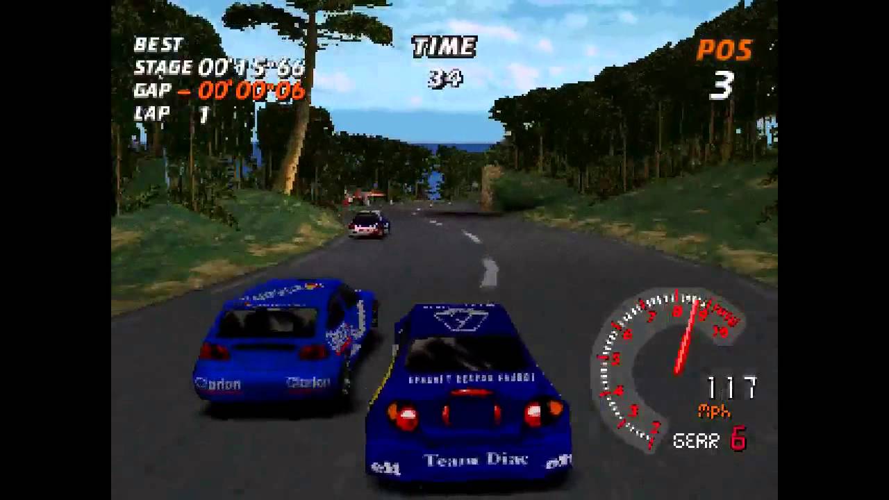 V-Rally ... (PS1) Gameplay