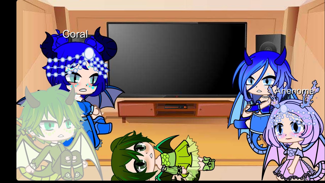 Wings of Fire sea wing royal family reacts to Orca