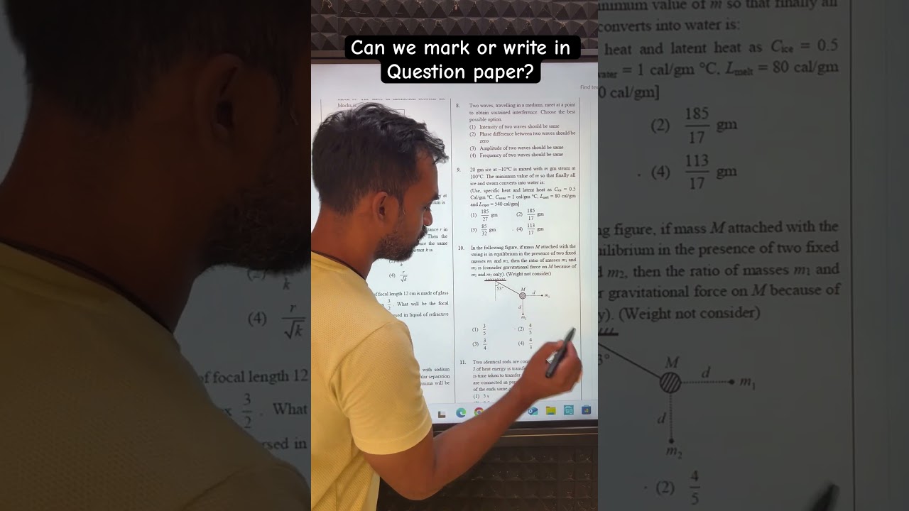 Can we write or mark in Question paper? #neet2025 #neetug #neetexam