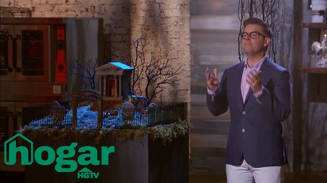 Un postre de calabaza tematizado en un cementerio | Campeonato de reposteros: Halloween | Hogar HGTV
