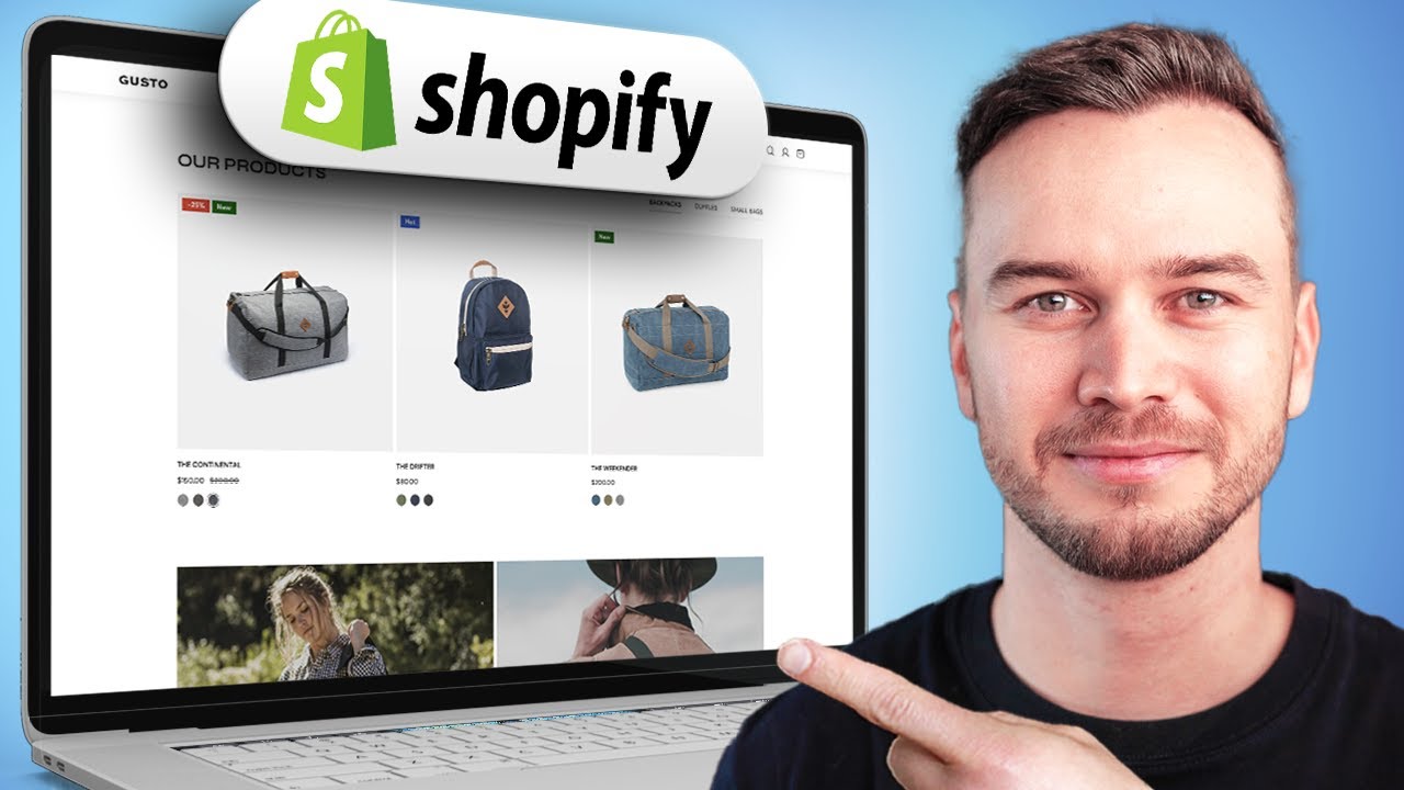 Как создать сайт на Shopify в 2026 — Учебное пособие по сайту электронной коммерции