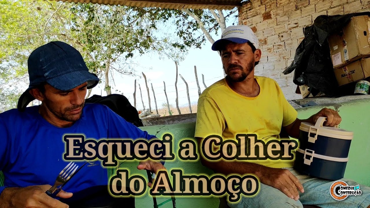 Pedreiro esqueceu a colher do almoço 😂| Comédia em Construção