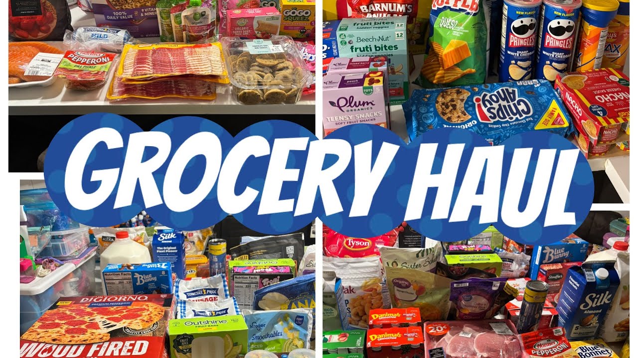 Покупка продуктов в Walmart, Kroger и Sam’s Club.
