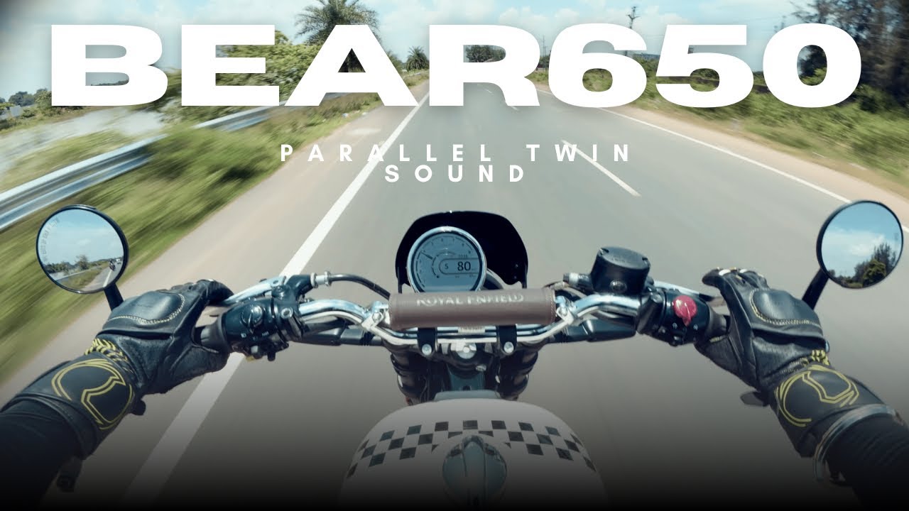 Royal Enfield Interceptor Bear 650 – Pure Parallel Twin Exhaust Sound in Indian Streets