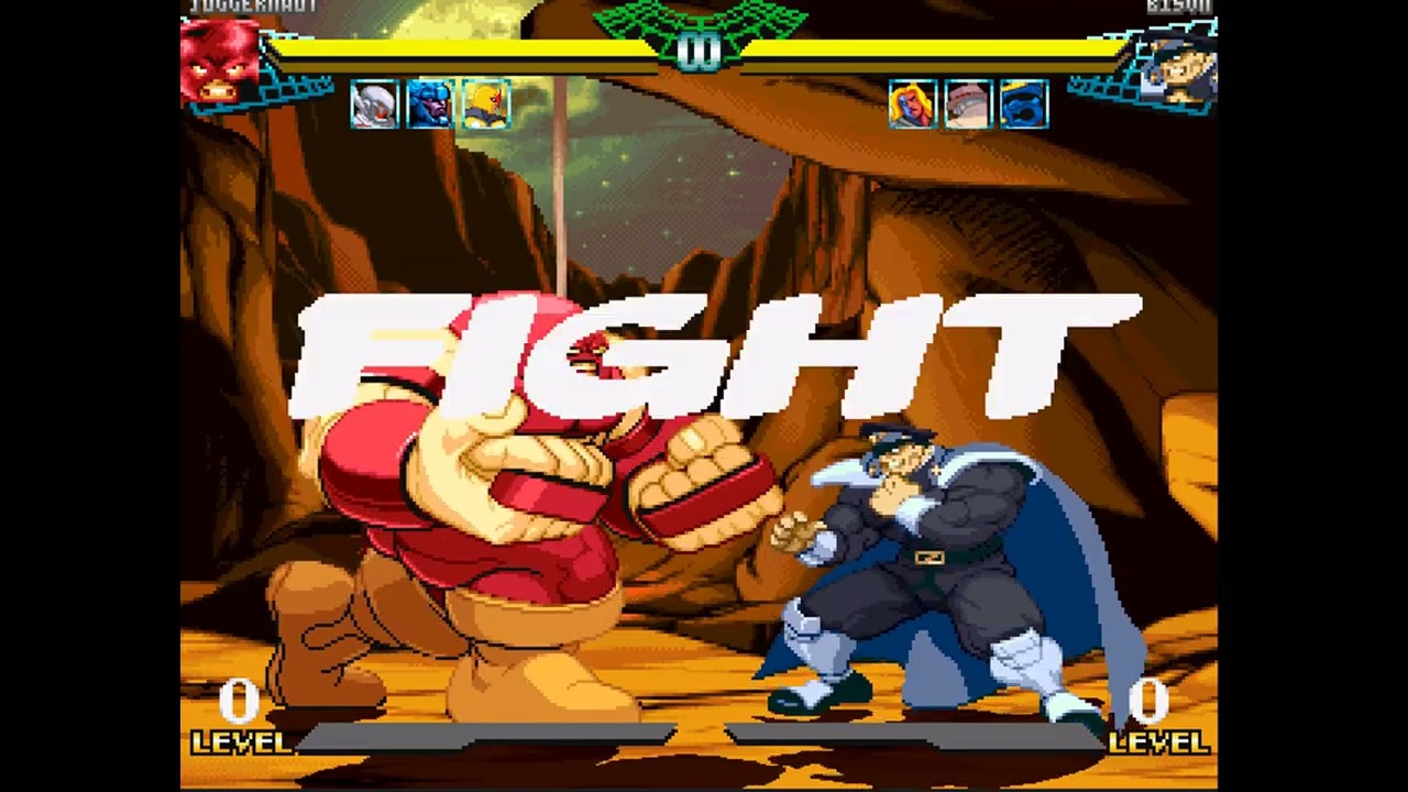 ⭐👉 Marvel Super Heroes vs Street Fighter - Full MUGEN Game