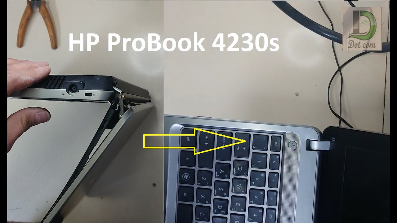 Fix broken hinges HP ProBook 4230S | ترميم مفصل شاشة اتش بي برو بوك 4230S