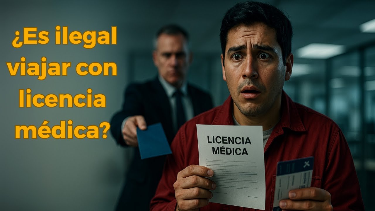 ¿Despedido por viajar estando con licencia médica?