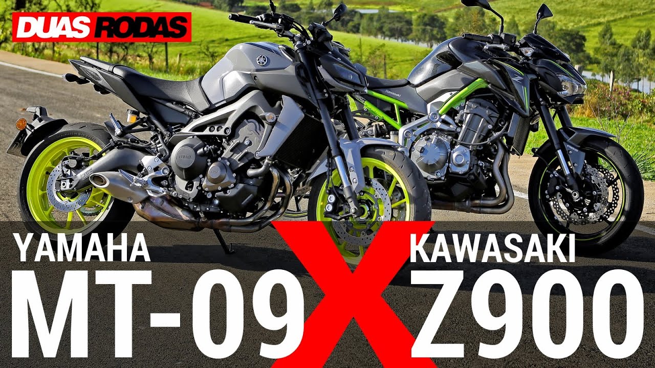 COMPARATIVO | YAMAHA MT-09 x KAWASAKI Z900