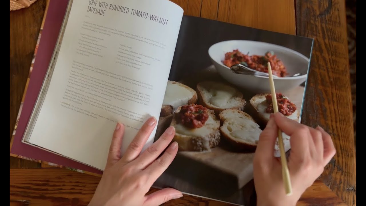 ASMR - Cookbook Flip-through (lo-fi, soft spoken)