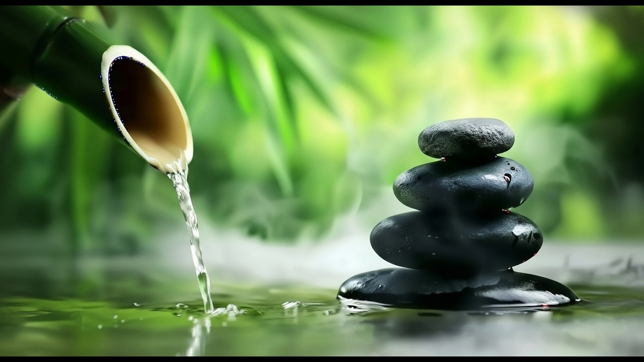 Deep Sleep Piano & Water Sounds for Stress Relief (24/7)