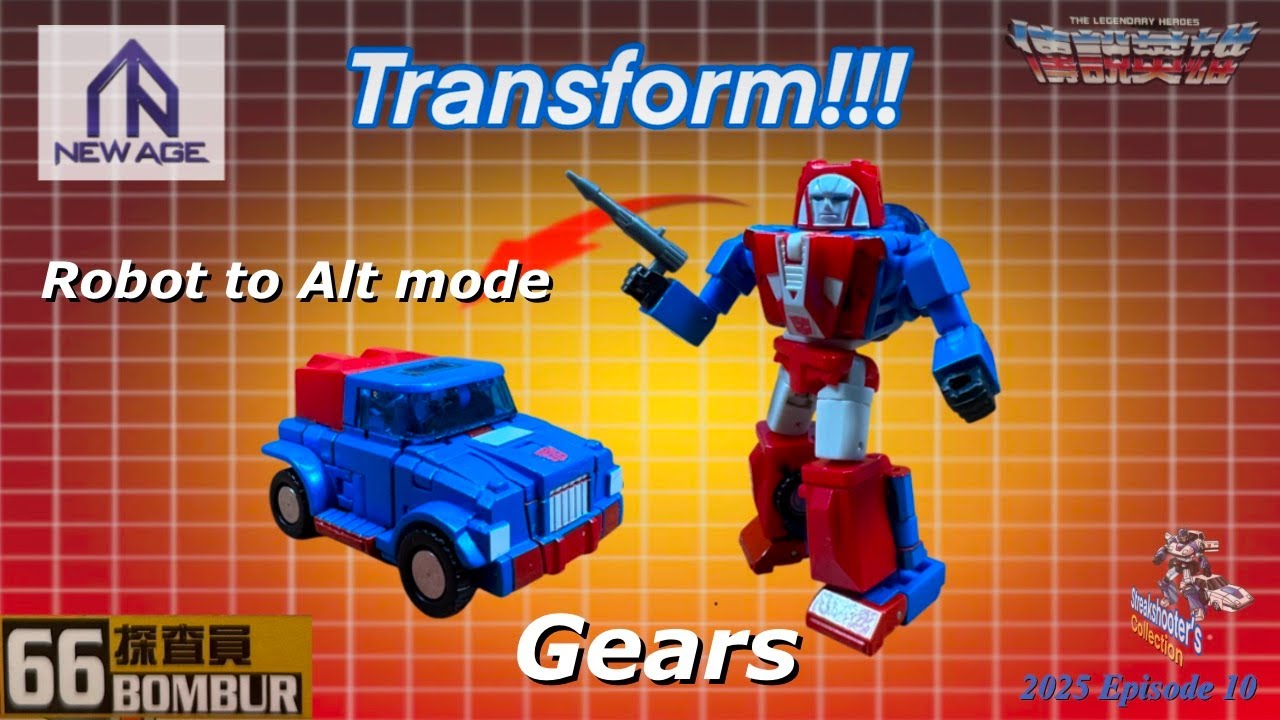 NewAge H66 Bombur / Gears TRANSFORMATION - Robot to Alt Mode…
