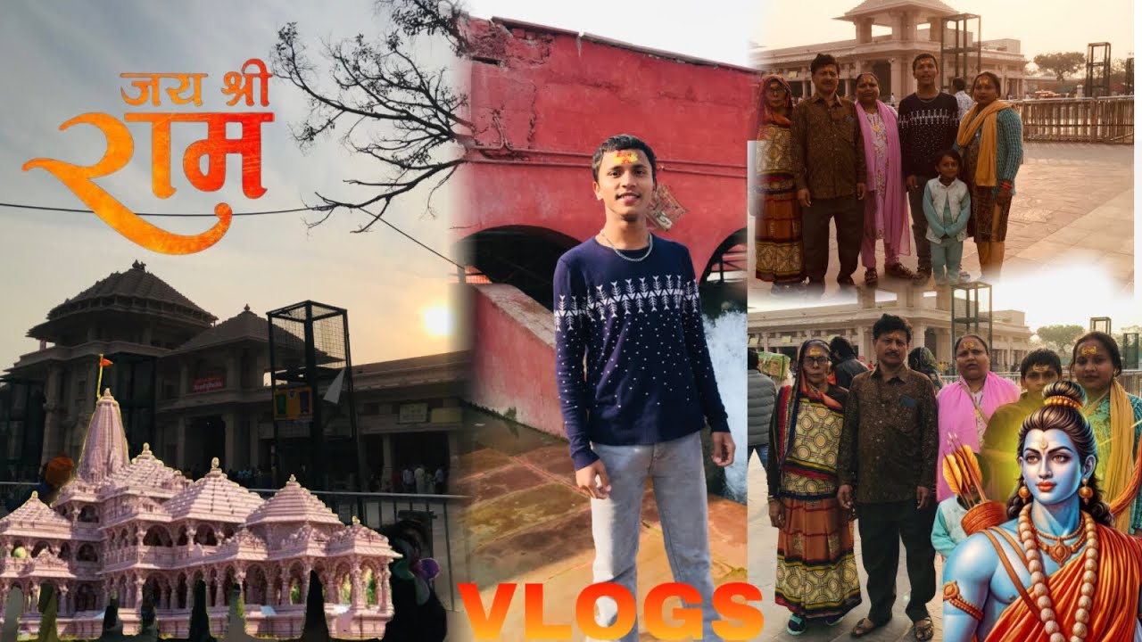 Ayodhya ram mandir |vlogs with family| | Ayodhya tour | #vlog #trending #viral #ayodhyarammandir 