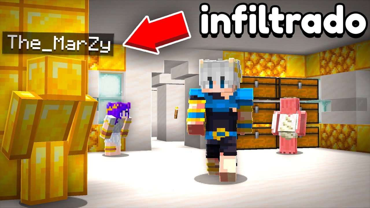 Me INFILTRÉ en la BASE SECRETA del CLAN MÁS PODEROSO de MINECRAFT