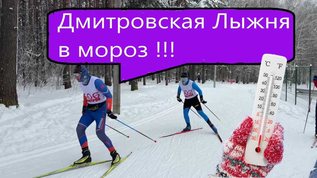 Дмитровская Лыжня в Мороз! #викторлыжник #лыжнаямедиалига #коньковыйход #лыжныйспорт #лыжныегонки