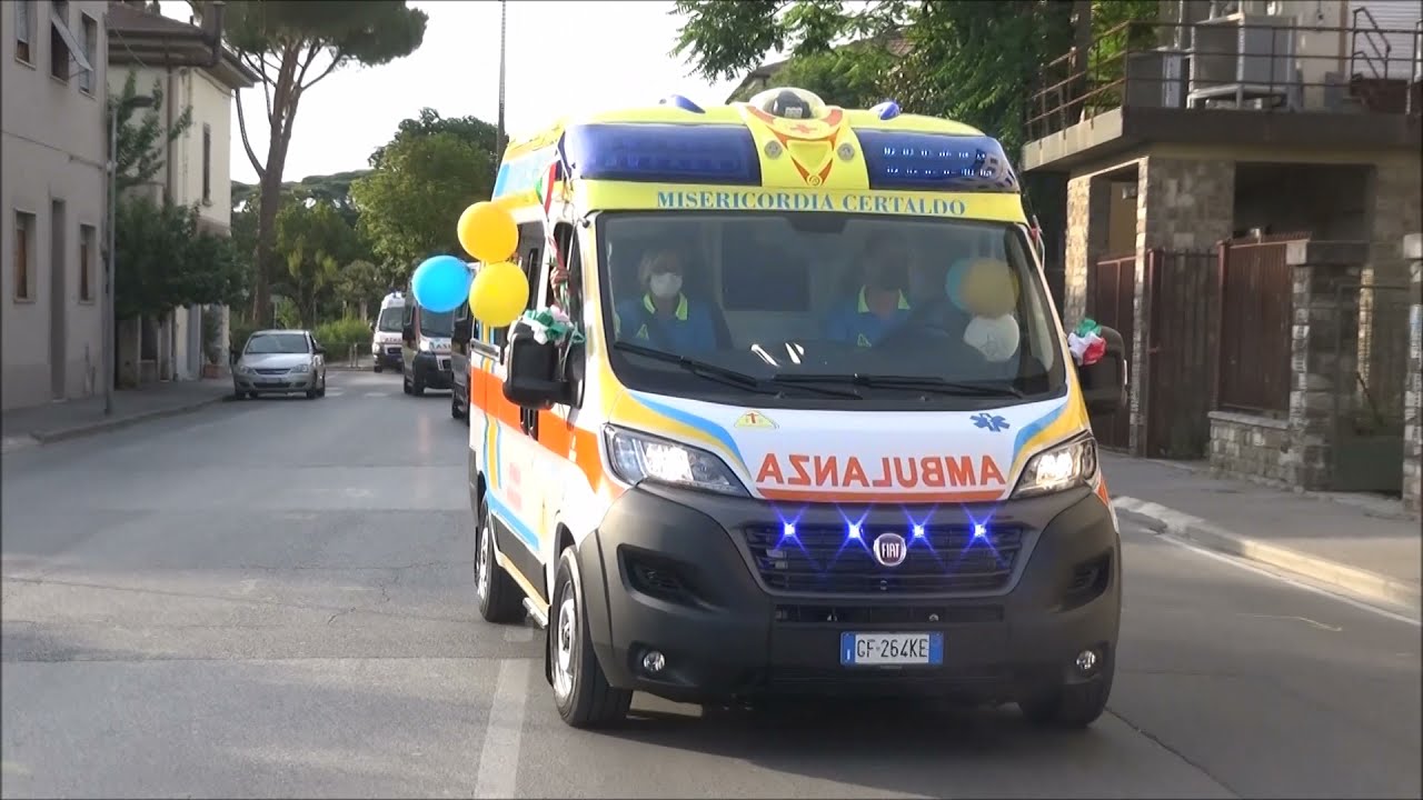 Inaugurazione Nuovi Mezzi Misericordia Certaldo 2021