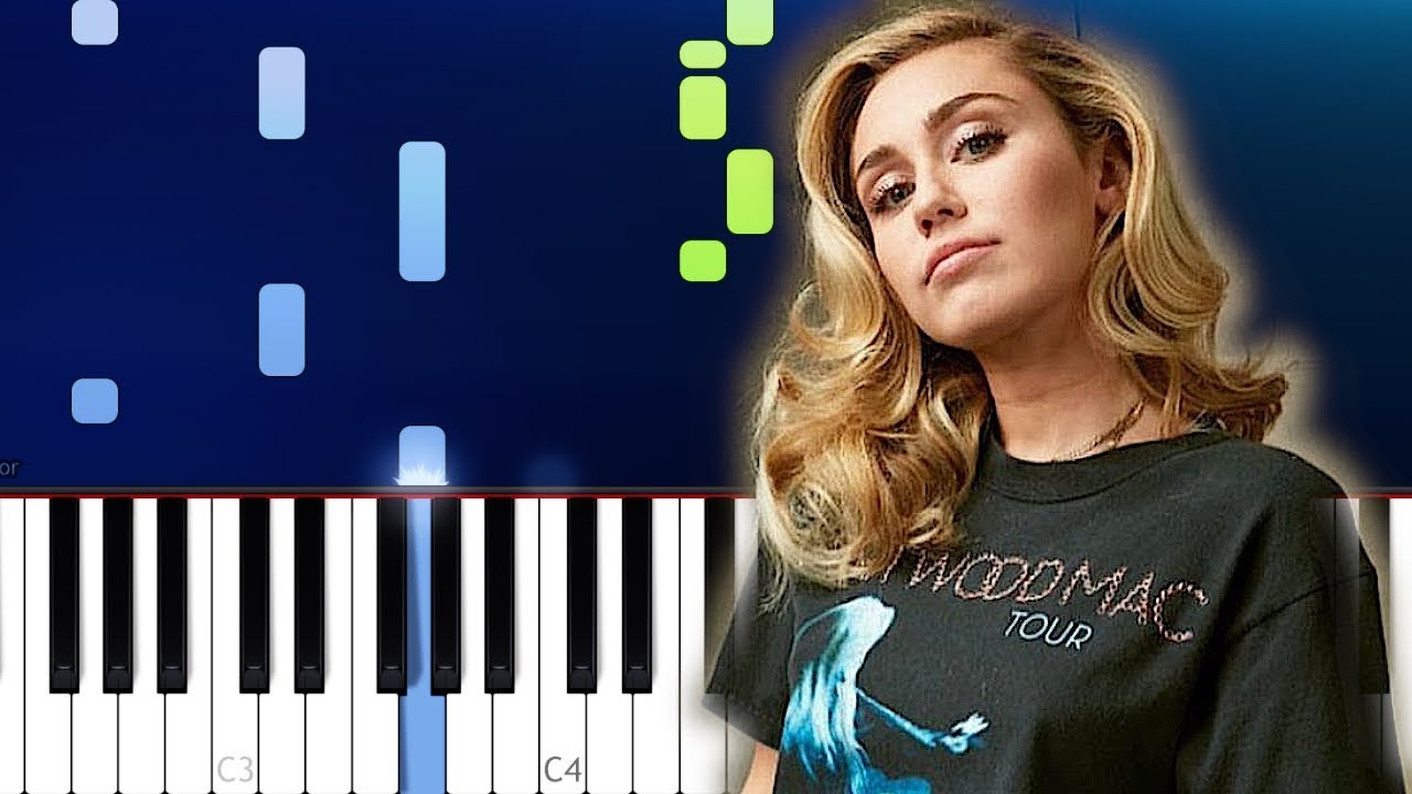 Miley Cyrus, Mark Ronson - Nothing Breaks Like A Heart (Piano Tutorial