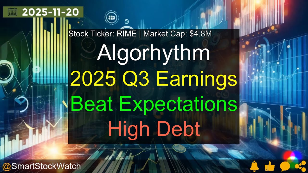Algorhythm (RIME|$4.8M) - 2025 Q3 Earnings Analysis