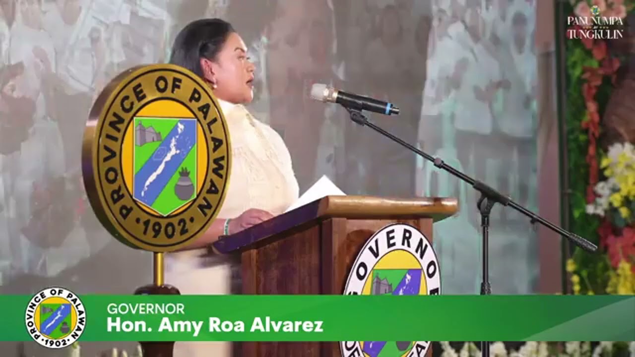 Palawan Governor Amy Roa Alvarez' Inaugural Speech