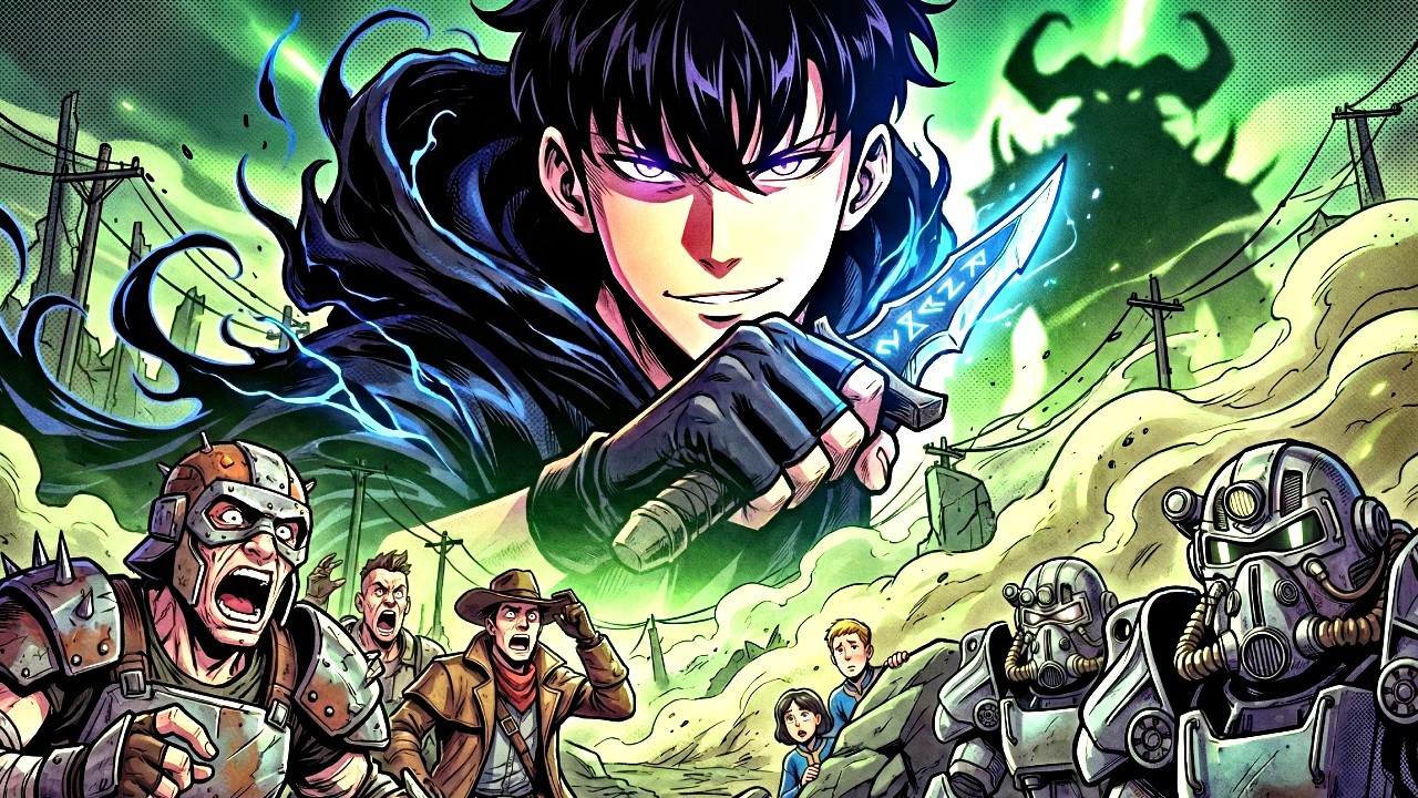 What if Sung Jin-Woo from Solo Leveling suddenly appeared in the Fallout wasteland?