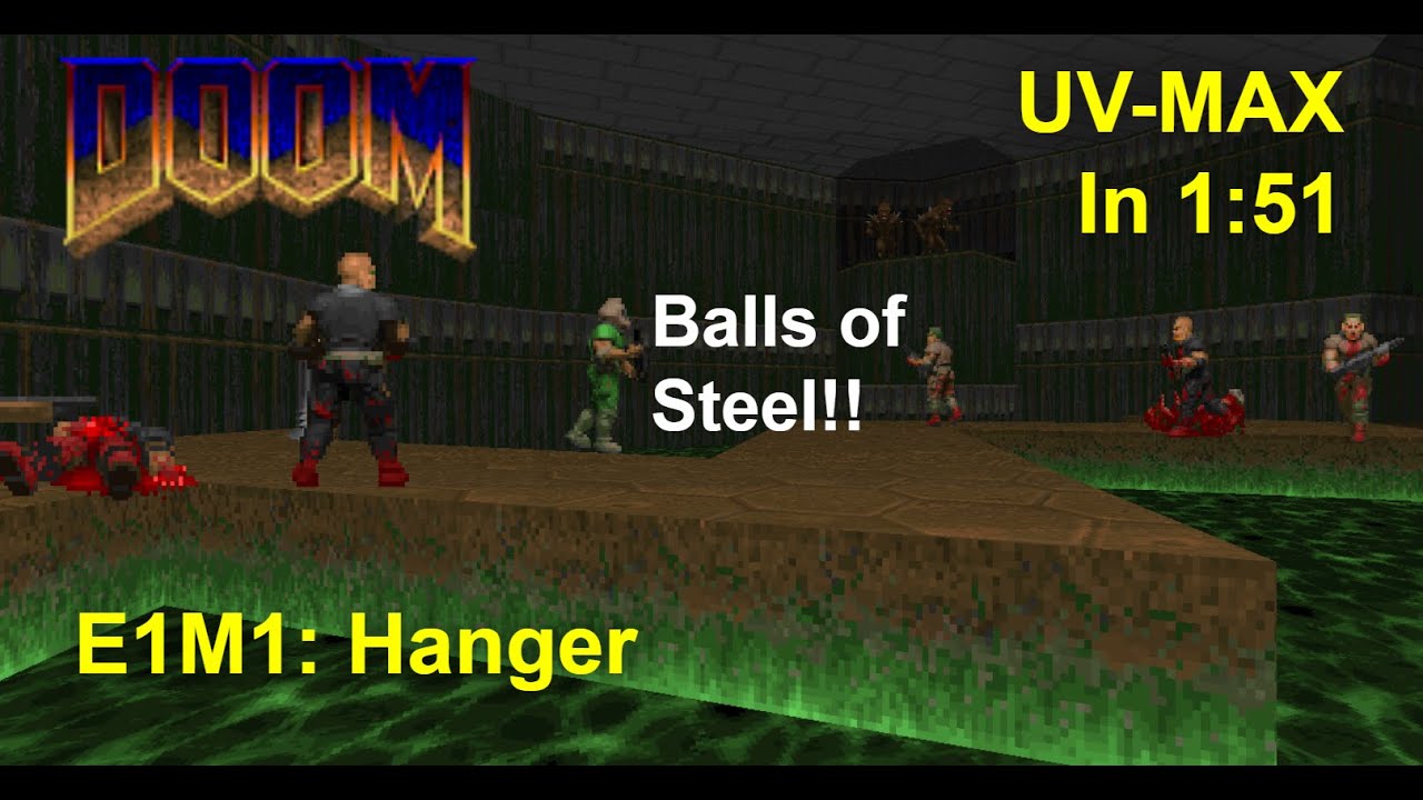 E1M1 UV-MAX in 1:51 WORLD RECORD SPEEDRUN
