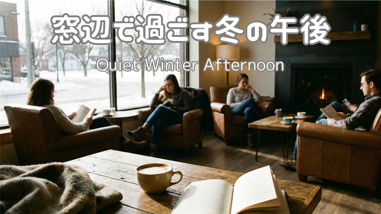 【昼カフェBGM】窓辺で過ごす冬の午後 | Quiet Winter Afternoon