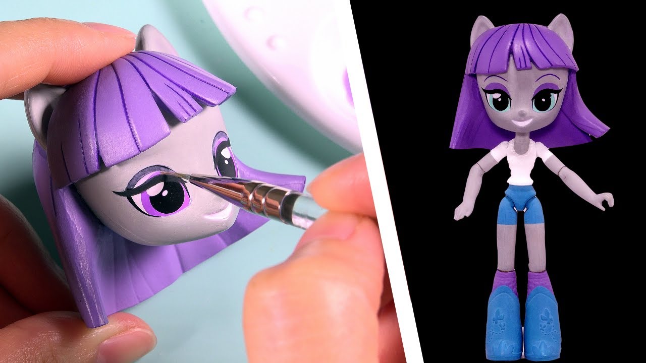 CUSTOM My Little Pony MAUD PIE Equestria Girls Minis Doll MLP Tutorial | SweetTreatsPonies