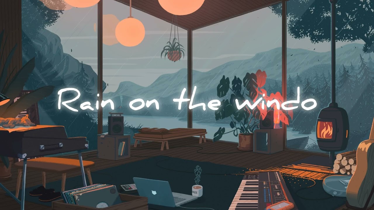 Rain Sound for sleep 🛌 - Heavy Rain and Thunder ⛈ - 30 minute Windy Rain
